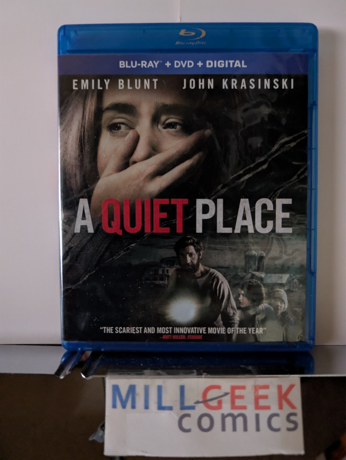 The Adjustment Bureau / A Quiet Place, 2 Emily Blunt Movies (Blu-ray) -JD