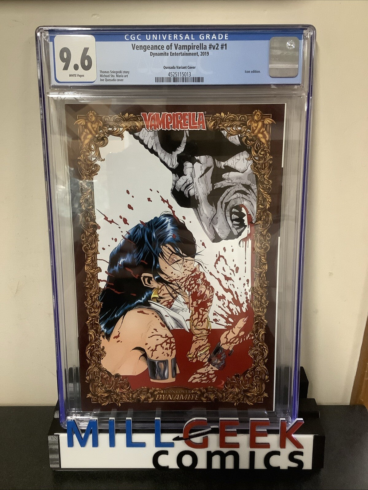 Vengeance of Vampirella #1 (vol.2) CGC Graded 9.6, Quesada 1:100, Icon Edition