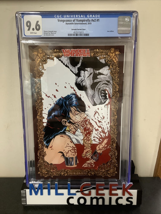 Vengeance of Vampirella #1 (vol.2) CGC Graded 9.6, Quesada 1:100, Icon Edition