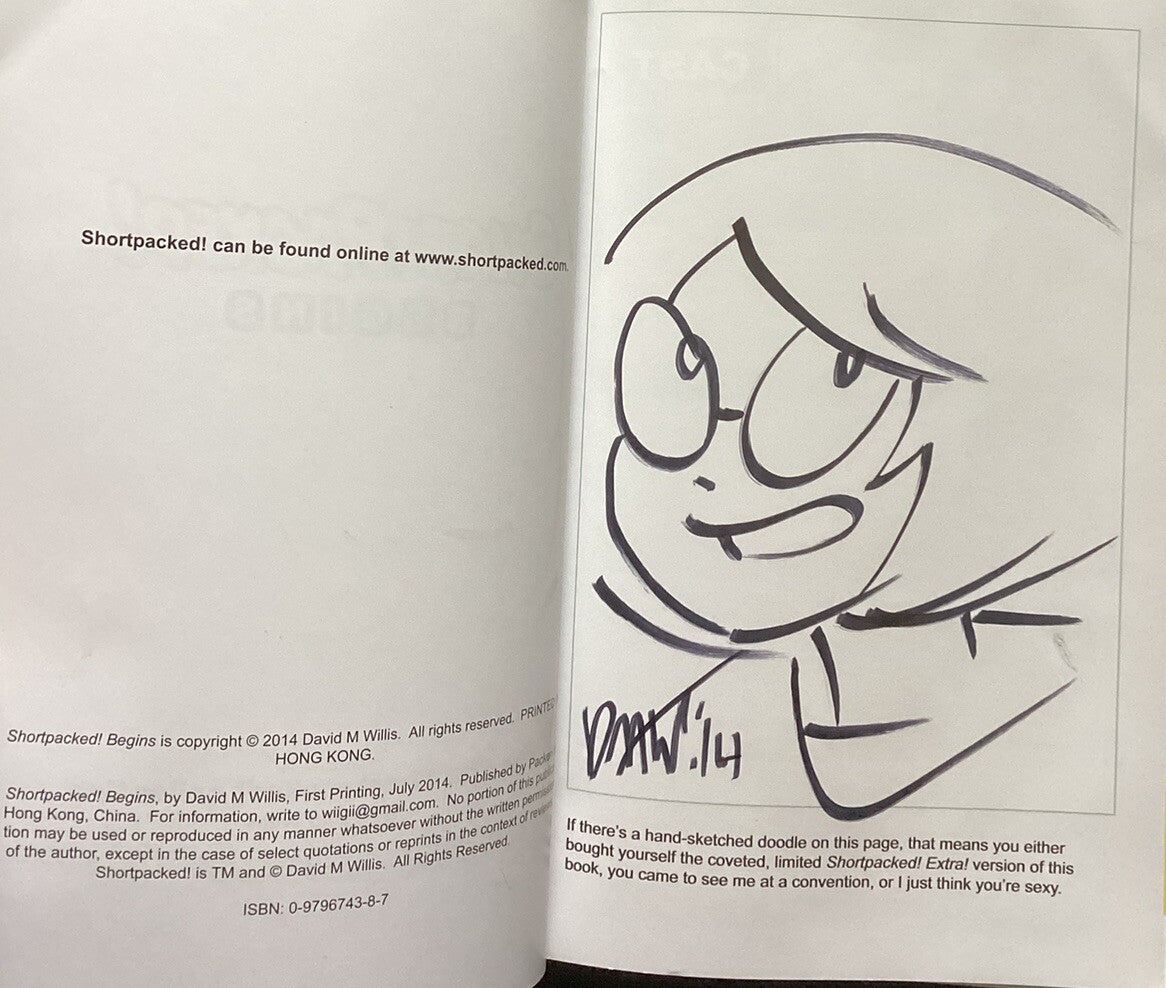 David Willis : Roomies (1, 2) Short Packed (1,5) Hand Sketched!