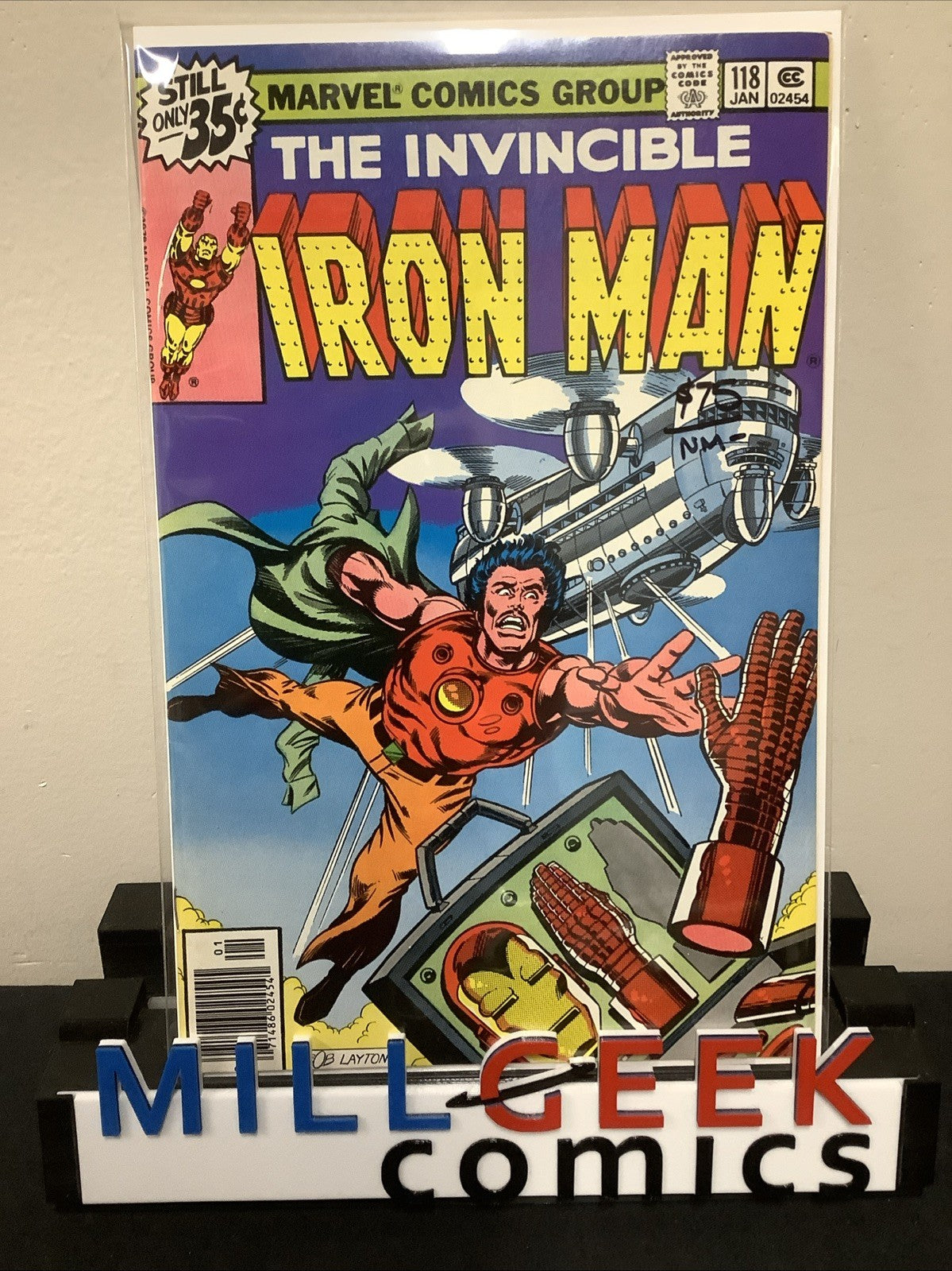 Iron Man #118 (Marvel Comics January 1979) NM- (9.2) Michelinnie/Layton