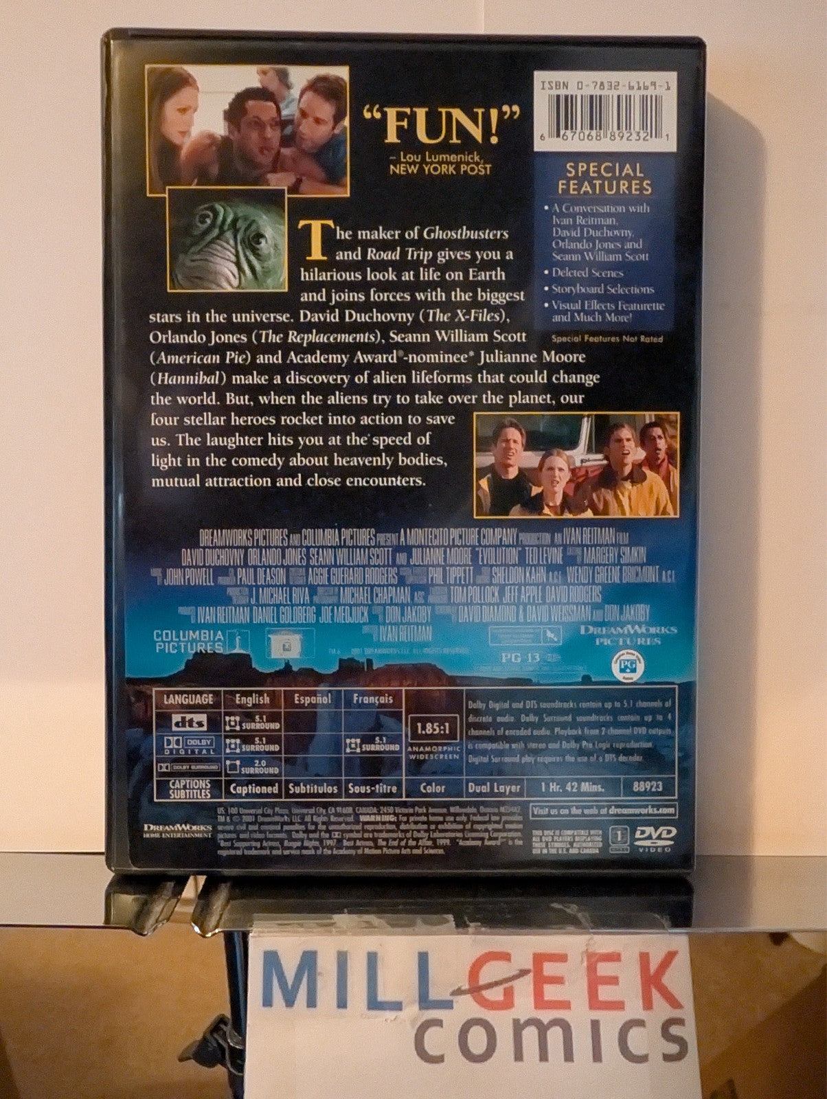 Nothing But Trouble / Evolution, 2 Movie Comedy Set (DVD) Like New -JD