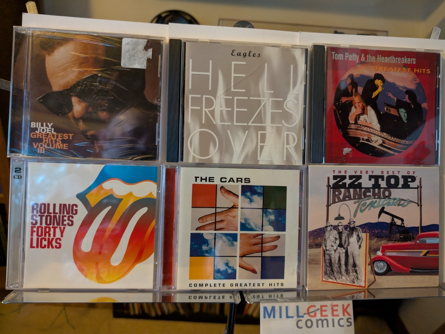 Classic Rock 6 CD Lot Greatest Hits (Billy Joel, The Cars, ZZ Top, more) -JD