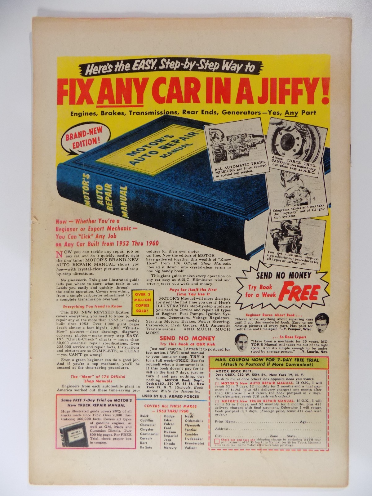 Blackhawk #154 DC Comic November 1960 Fine-