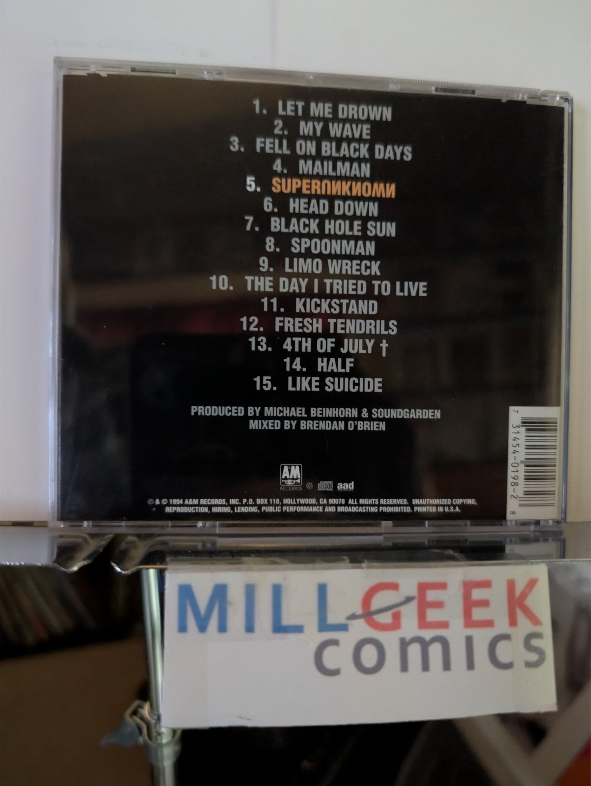 Rock and Punk 3 CD Lot (Damned Machine Gun Etiquette, Sampler, Soundgarden) -JD