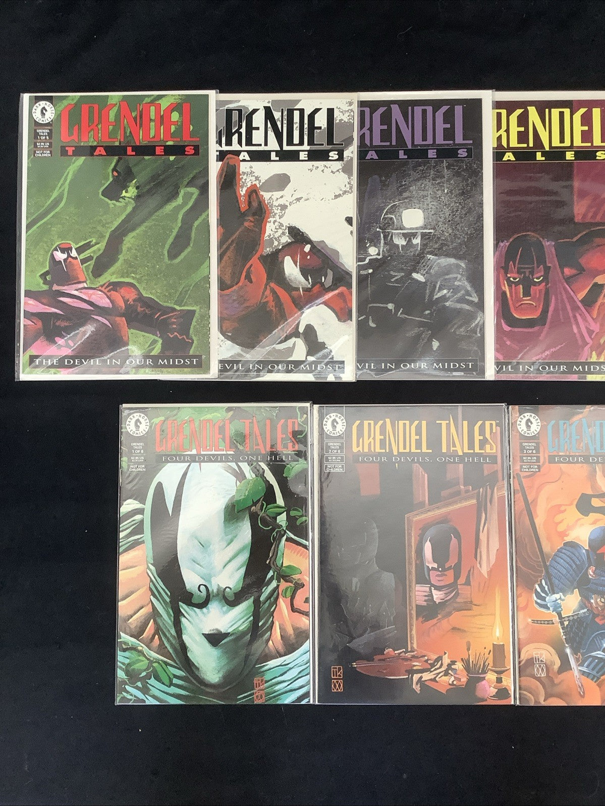 Grendel Tales Comic Bundle, See Photos For Details, 28 Comics, 7 Complete Series