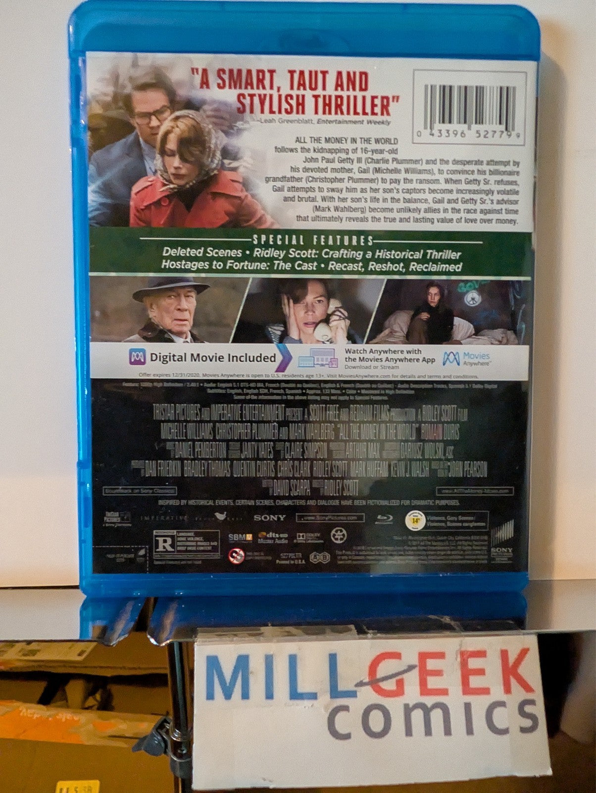 All the Money in the World / The Green Mile, 2 Movie Set (Blu-Ray) Like New -JD