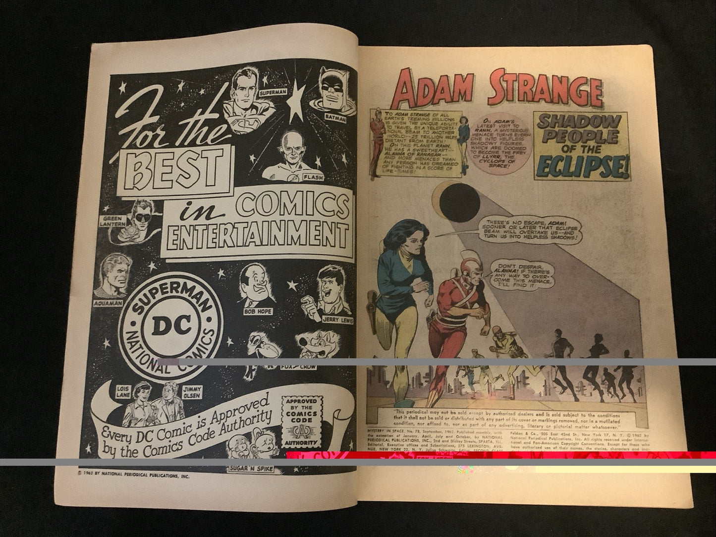 Mystery in Space #78 (DC Comics September 1962) F- (5.5) Infantino/Fox