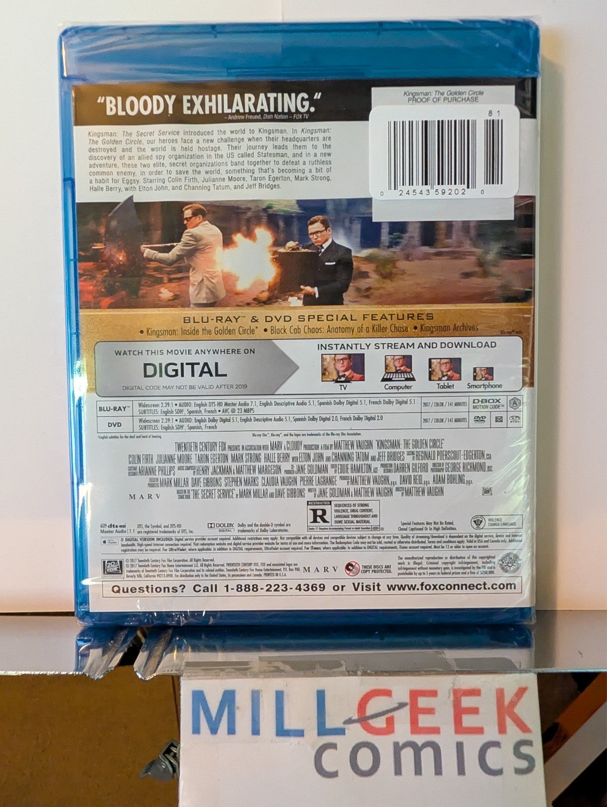 Kingsman: The Secret Service / Kingsman: The Golden Circle, (Blu-ray) -JD
