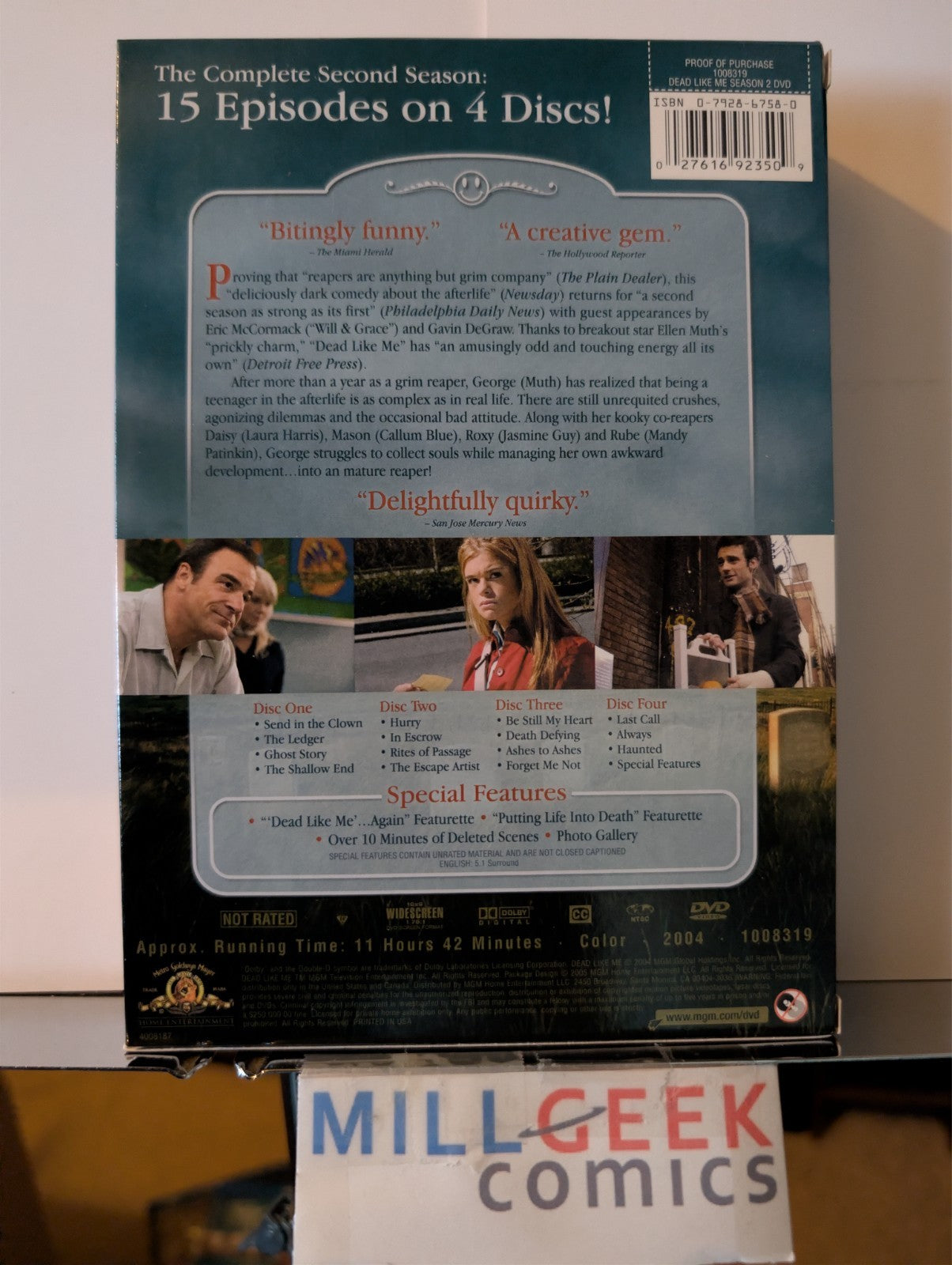 Dead Like Me, Seasons 1 & 2 (DVD) Like New -JD