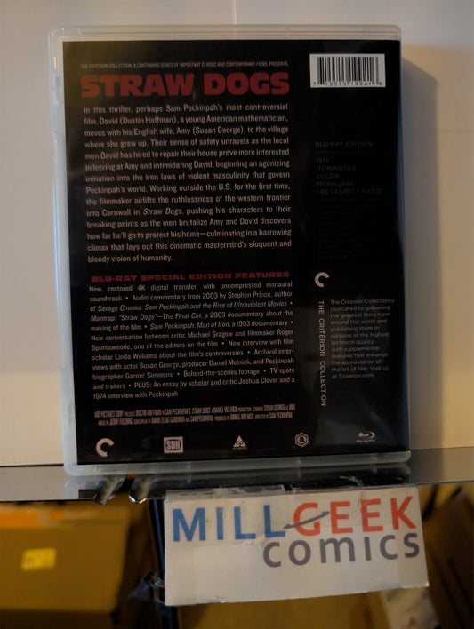 Straw Dogs, Criterion Collection (Blu-Ray) Like New -JD