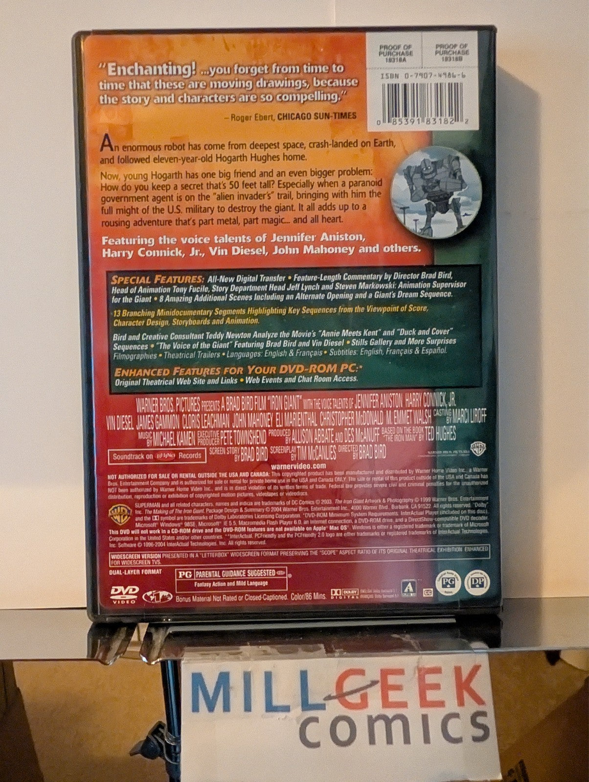 The Incredibles / The Iron Giant, 2 Brad Bird Movie Set (DVD) Like New -JD