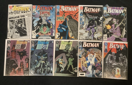 Batman #447-456 Comic Lot, DC Comics, Peter Milligan/Keiron Dwyer, 1990