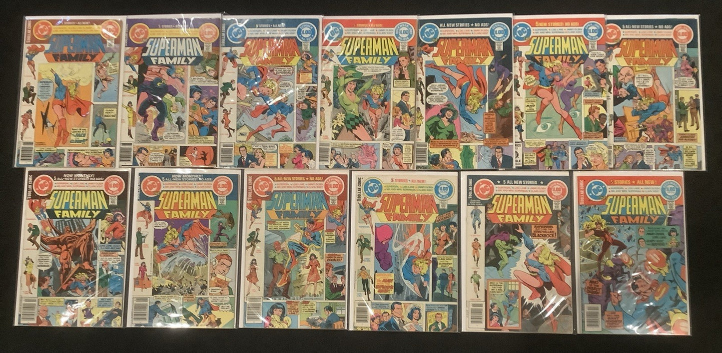 The Superman Family #188-213 Comic Lot, DC Comics, Ross Andru, Gerry Conway,1978