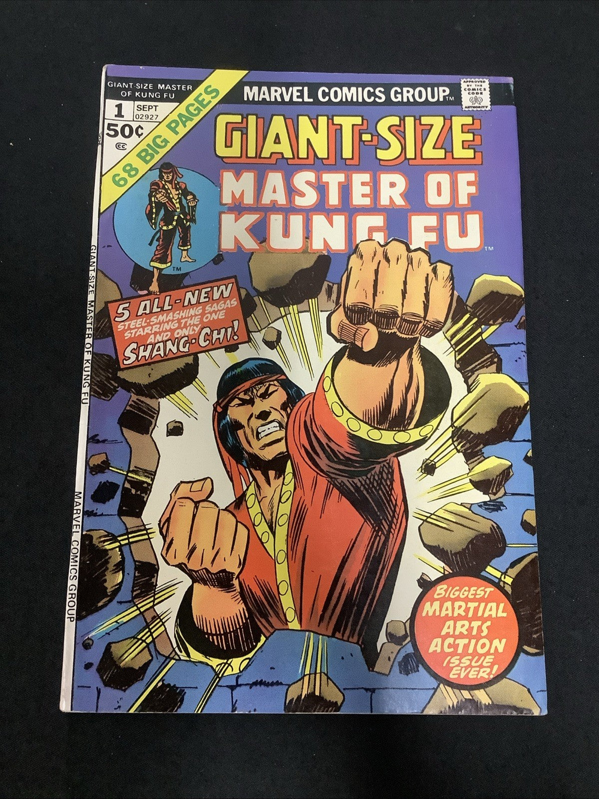 Giant-Size Master of Kung Fu #1 (Marvel September 1974) VF+ (8.5) Shang-Chi