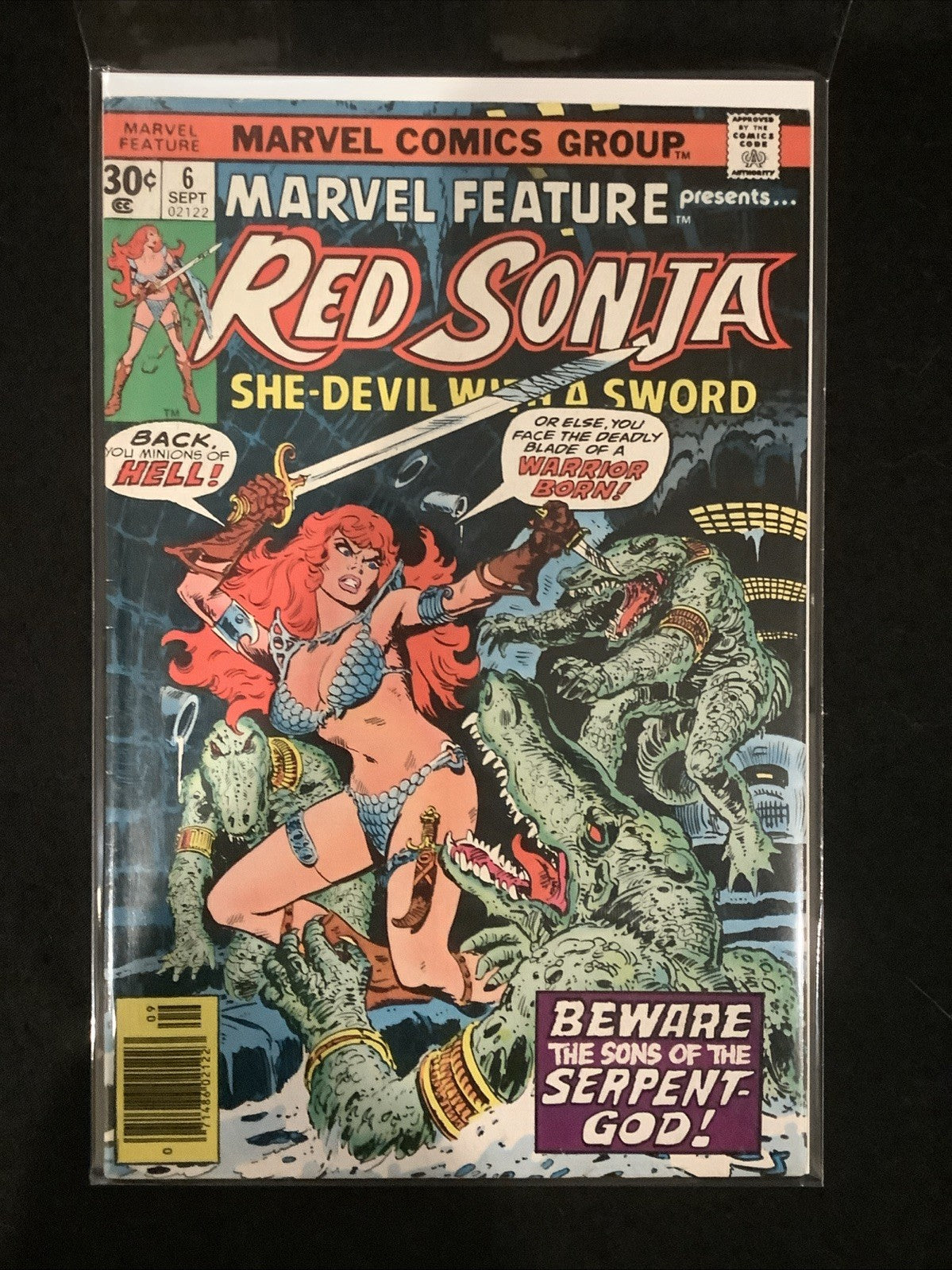 Marvel Feature #1-7 Comic Lot, Marvel Comics, Higher Grade Red Sonja! 1975