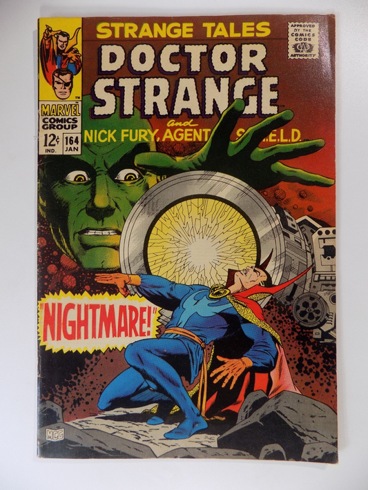 Strange Tales #164 Marvel Comic January 1968 Fine/Very Fine