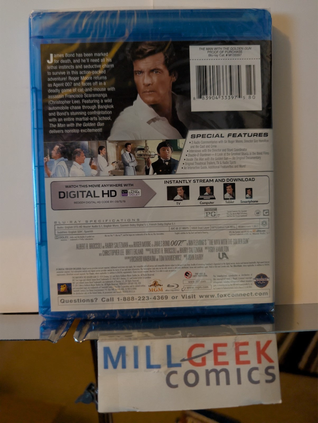Live and Let Die / The Man with the Golden Gun, 2 Movie Set (Blu-ray) -JD