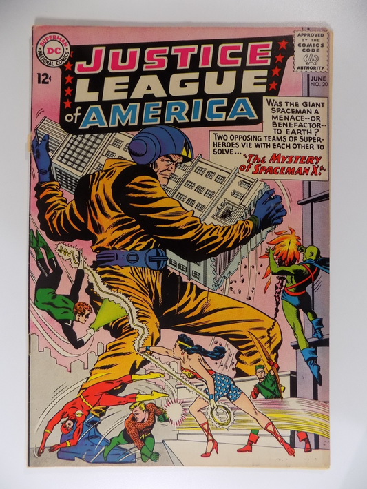 Justice League of America #20 DC Comic June 1963 Fine-
