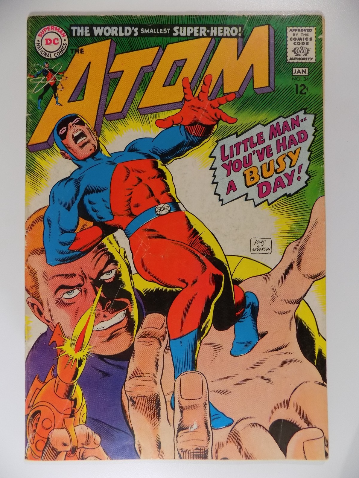 Atom #34 DC Comic January 1967 Very Good+