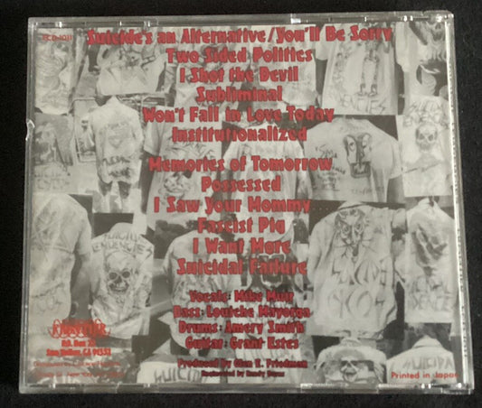 SUICIDAL TENDENCIES (CD, Frontier, Made In Japan, Like New) -JD