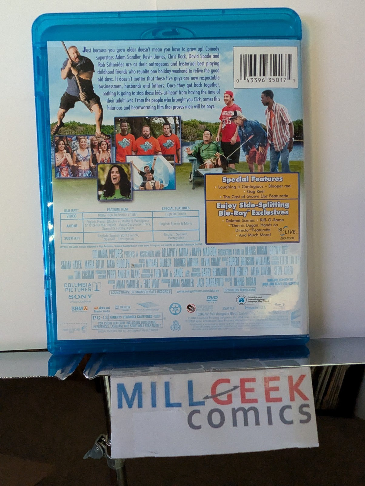 Grown Ups / Bad Teacher, 2 Comedy Movie Set (Blu-ray) -JD