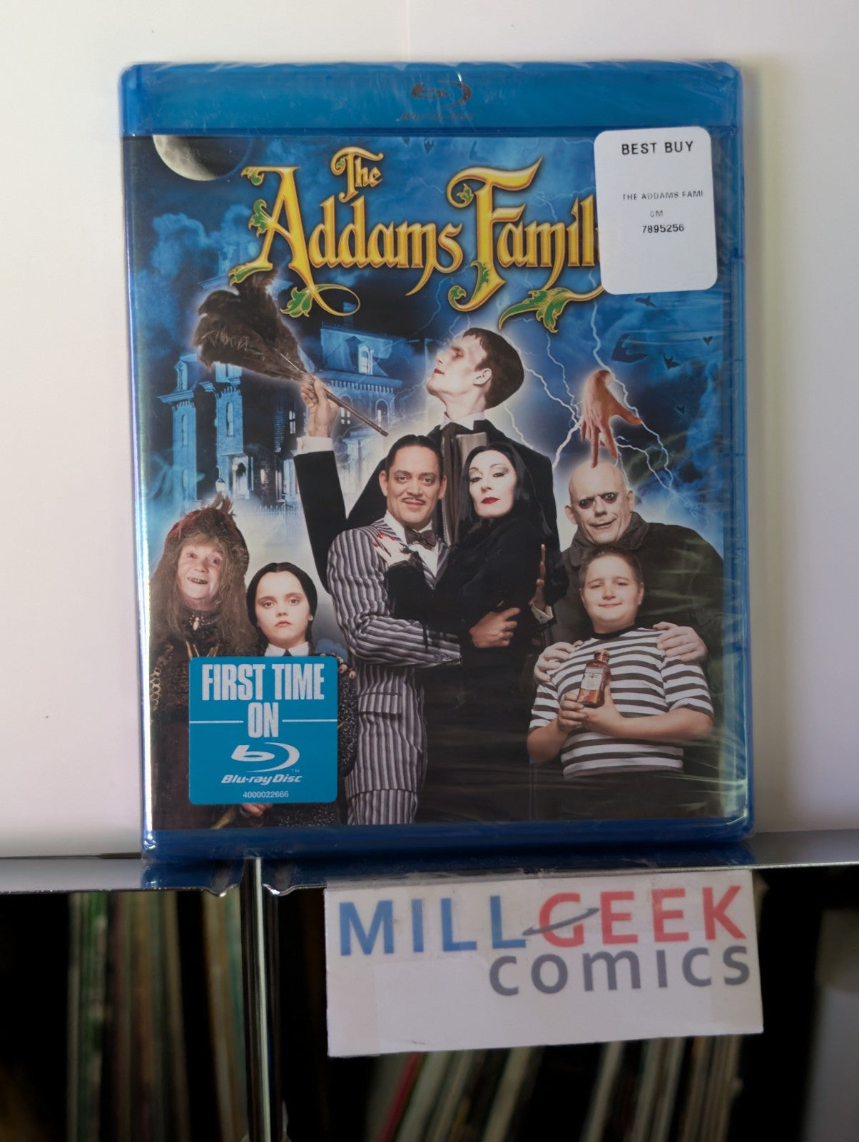 The Addams Family - Raul Julia & Anjelica Huston (Blu-ray) -JD
