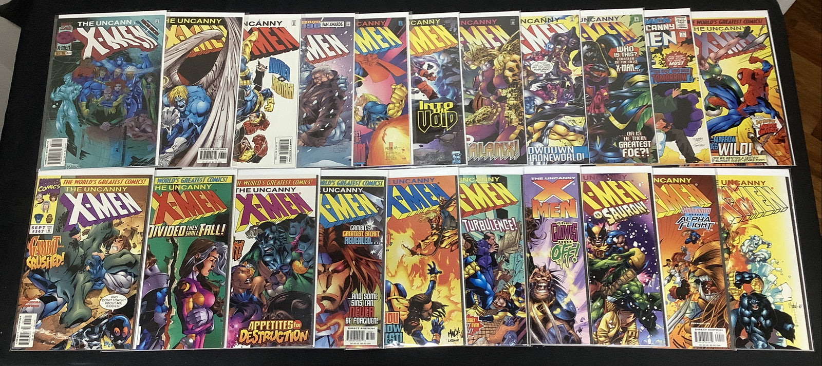 Uncanny X-Men #316-420 And #-1 Comic Lot, Marvel Comics, 1st App Generation X