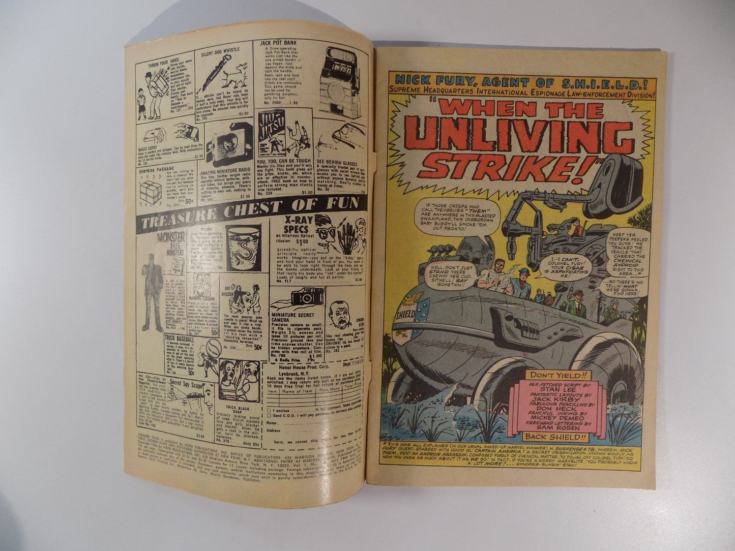 Strange Tales #146 Marvel Comic July 1966 Fine+