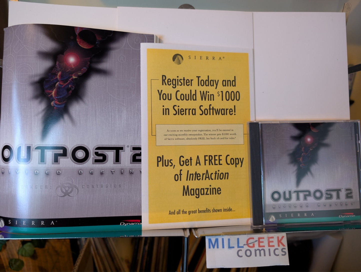 Outpost 2: Divided Destiny (1997 PC) US Complete Big Box CD-ROM -JD