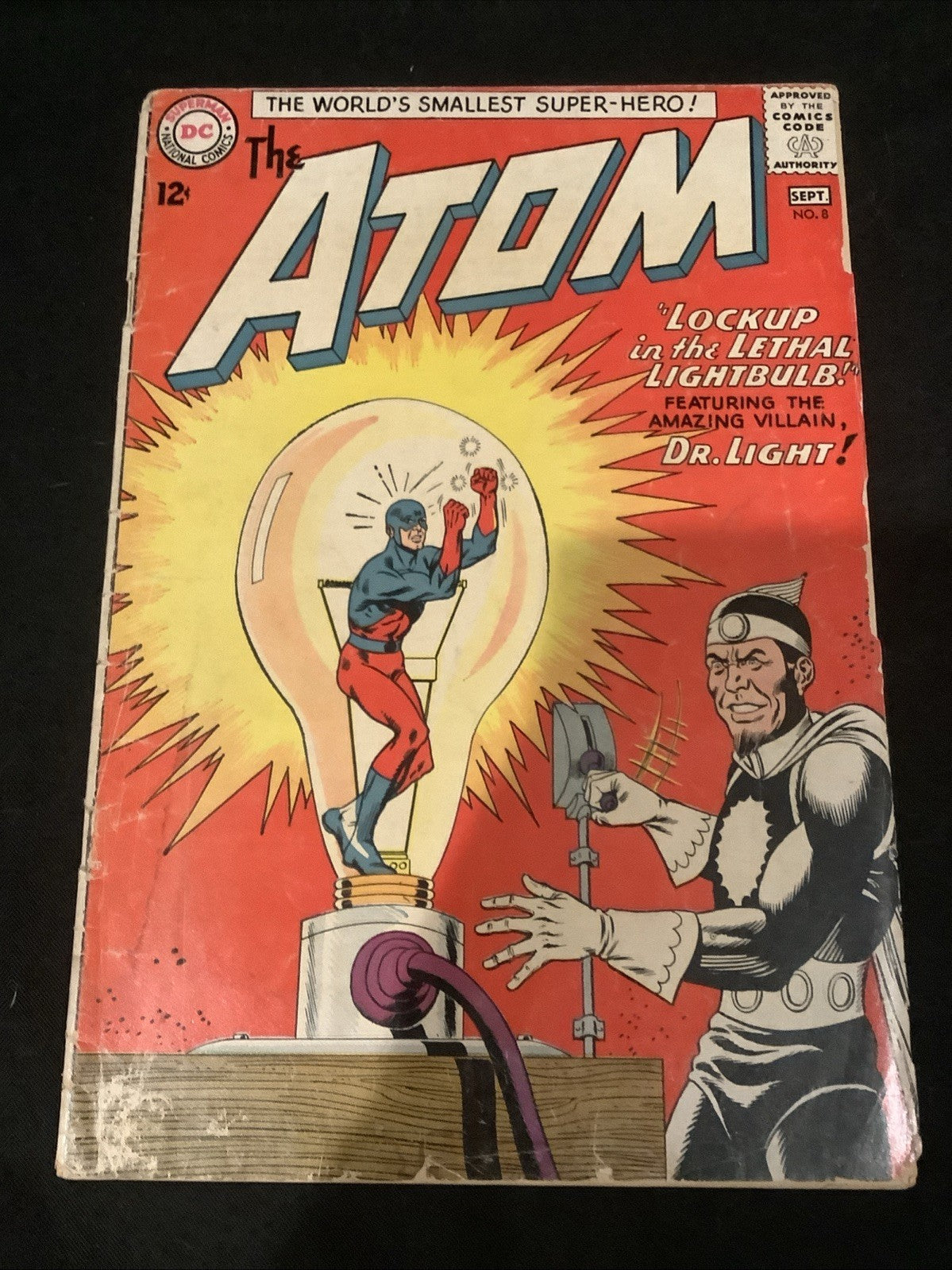 The Atom #8 (DC Comics August-September 1963) VG- (3.5) Gil Kane/Gardner Fox