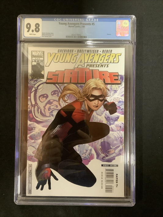 Young Avengers Presents #5 (Marvel July 2008) CGC Graded 9.8 (NM/M) Stature