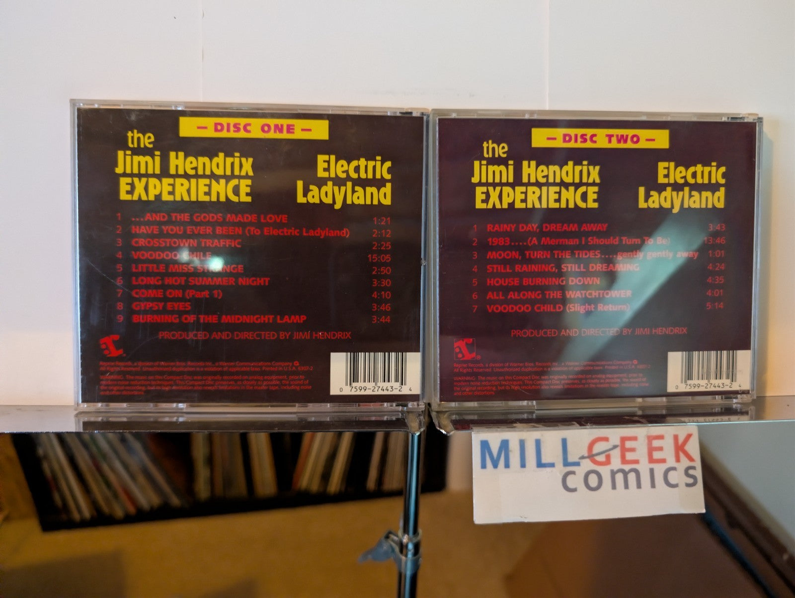 Jimi Hendrix 3 CD lot (Crash Landing, Electric Ladyland) -JD