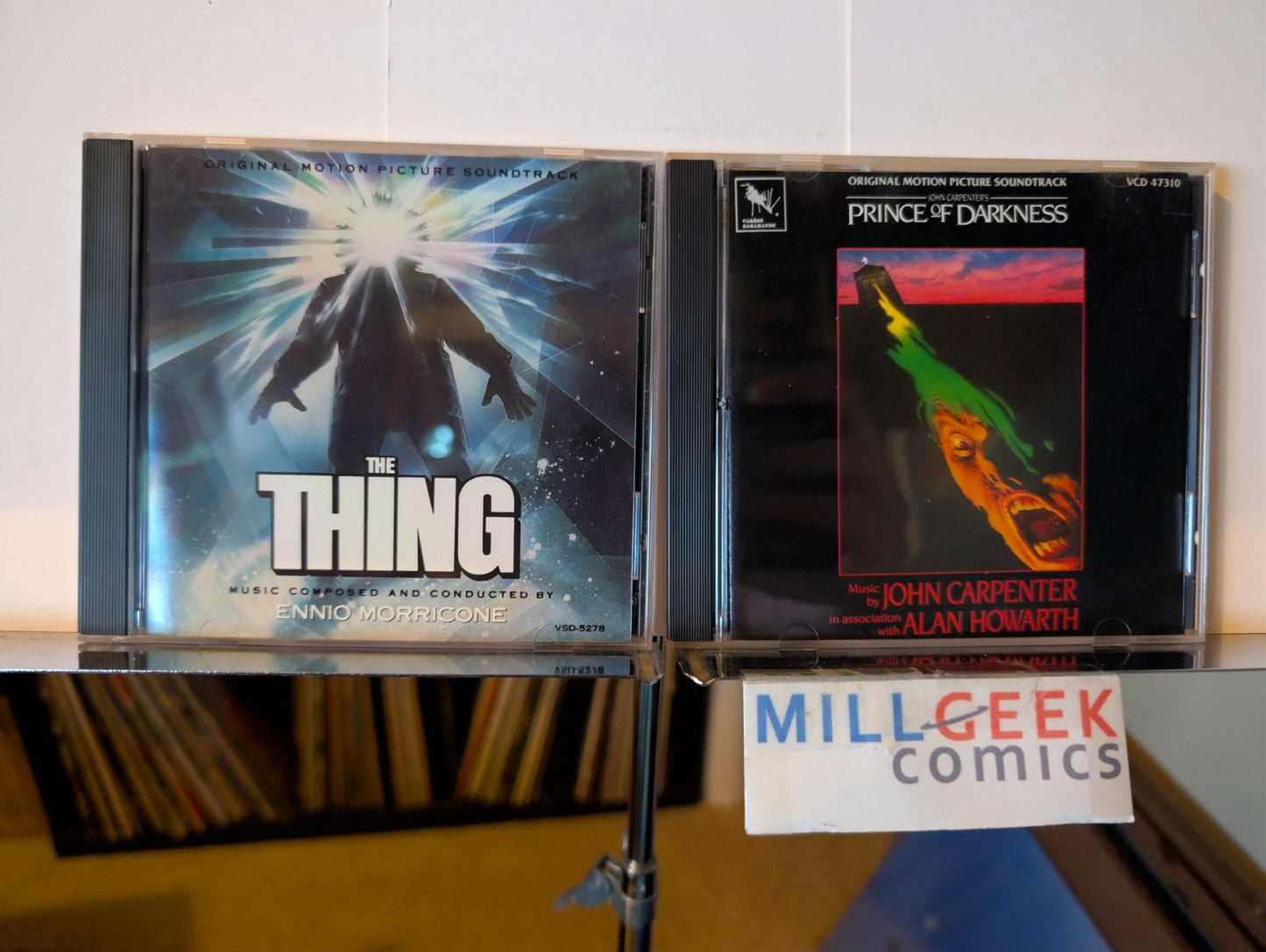 John Carpenter Soundtrack 2 CD Lot (The Thing, Prince of Darkness) RARE -JD