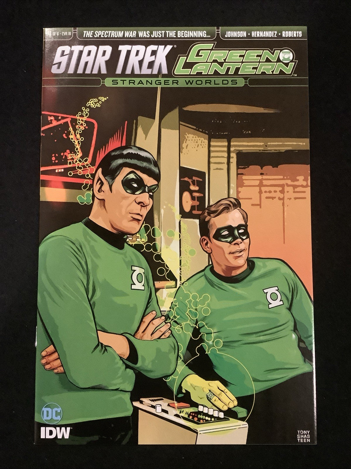 Star Trek/Green Lantern #1-6 Complete Comic Set + Variants, DC/IDW, See Photos