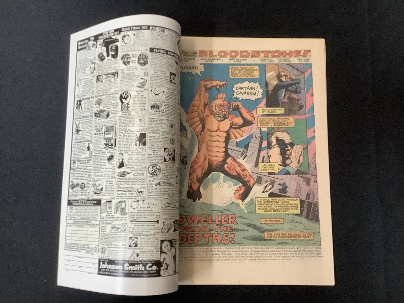 Marvel Presents #1 (1975) VF/NM (9.0) 1st App Ulysses Bloodstone, Pat Boyette