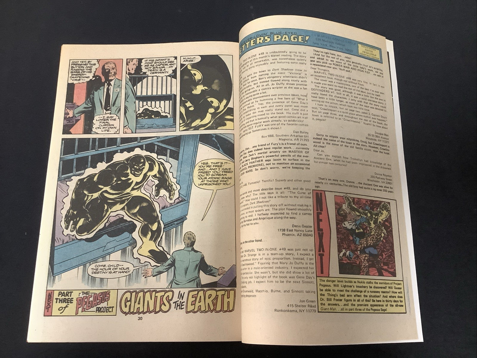 Marvel Two-in-One #54 (Marvel Comics August 1979) VF (8.0) The Thing & Deathlok