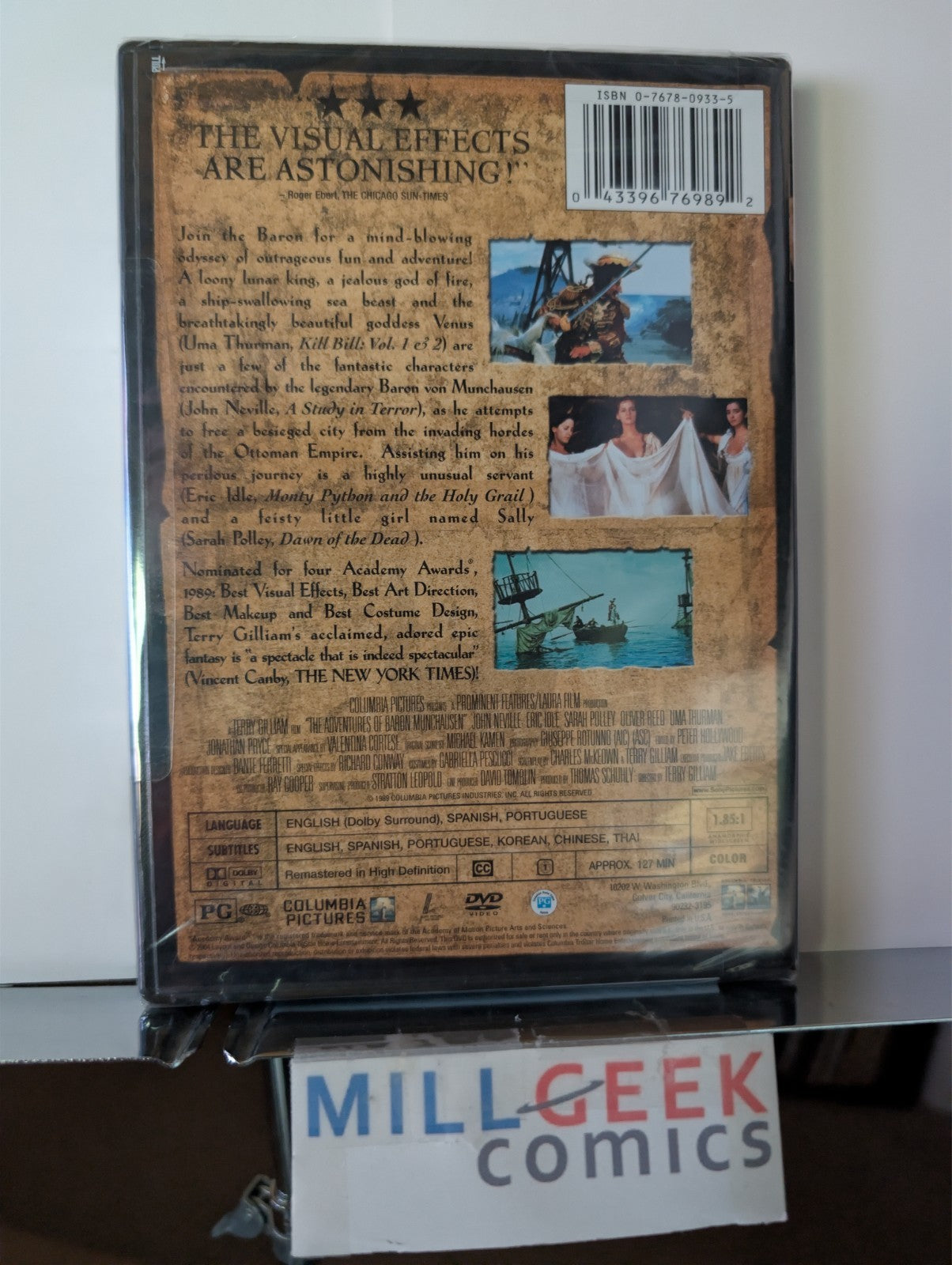 British Comedy 4 Movie Lot, John Cleese, Terry Gilliam, Eric Idle (DVD) -JD