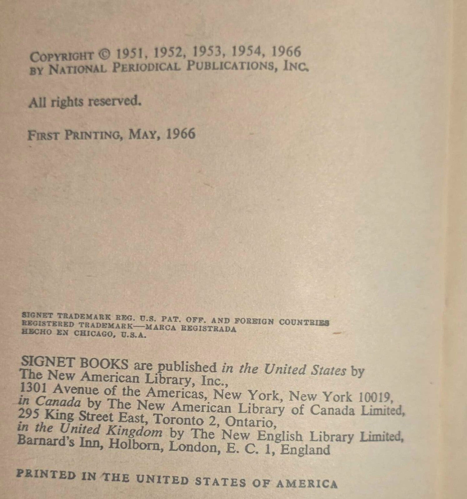 Batman Vs. the Joker No.3 (1st Ed Signet Book Paperback May 1966)