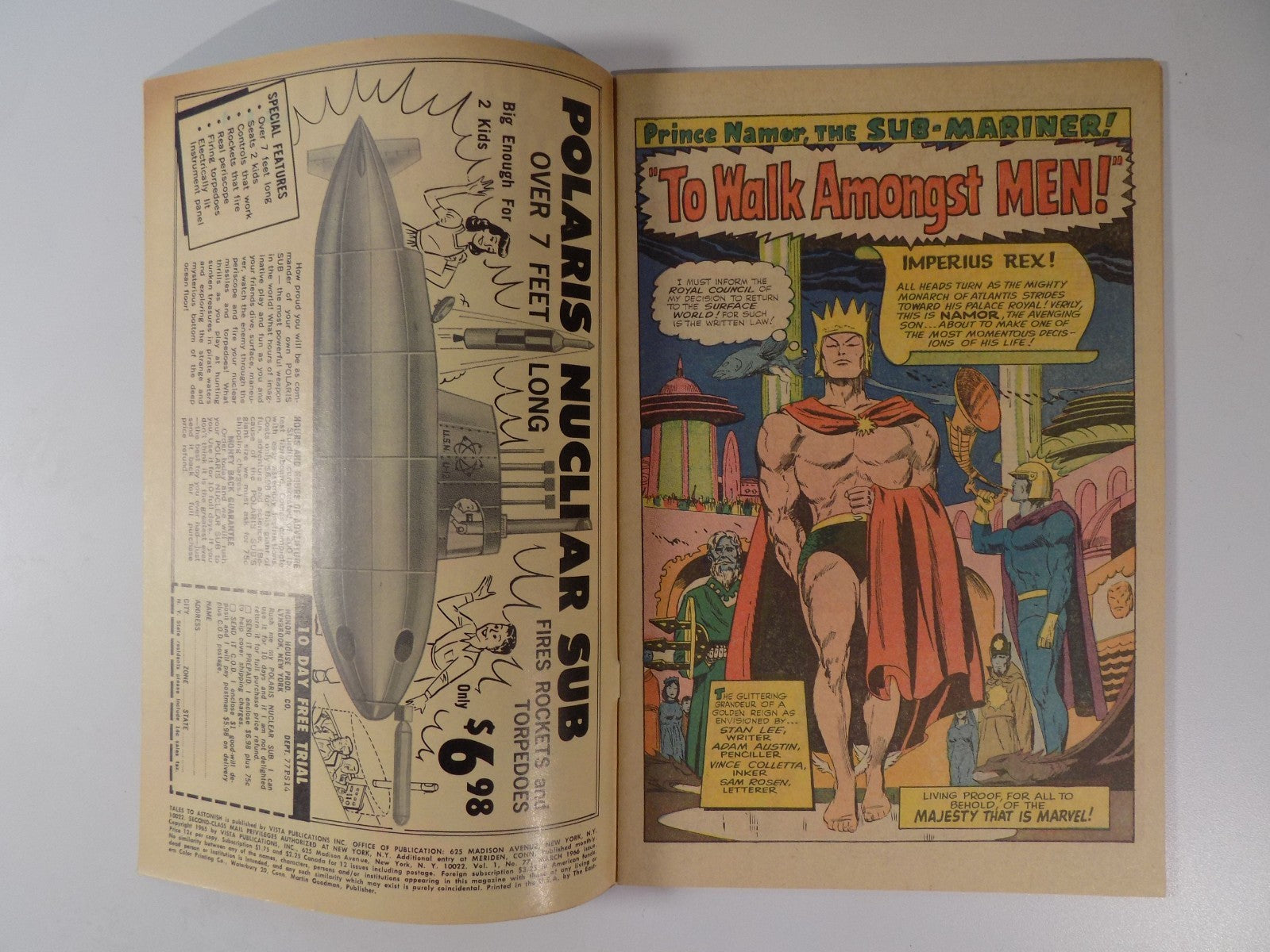 Tales to Astonish #77 Marvel Comic March 1966 Fine+