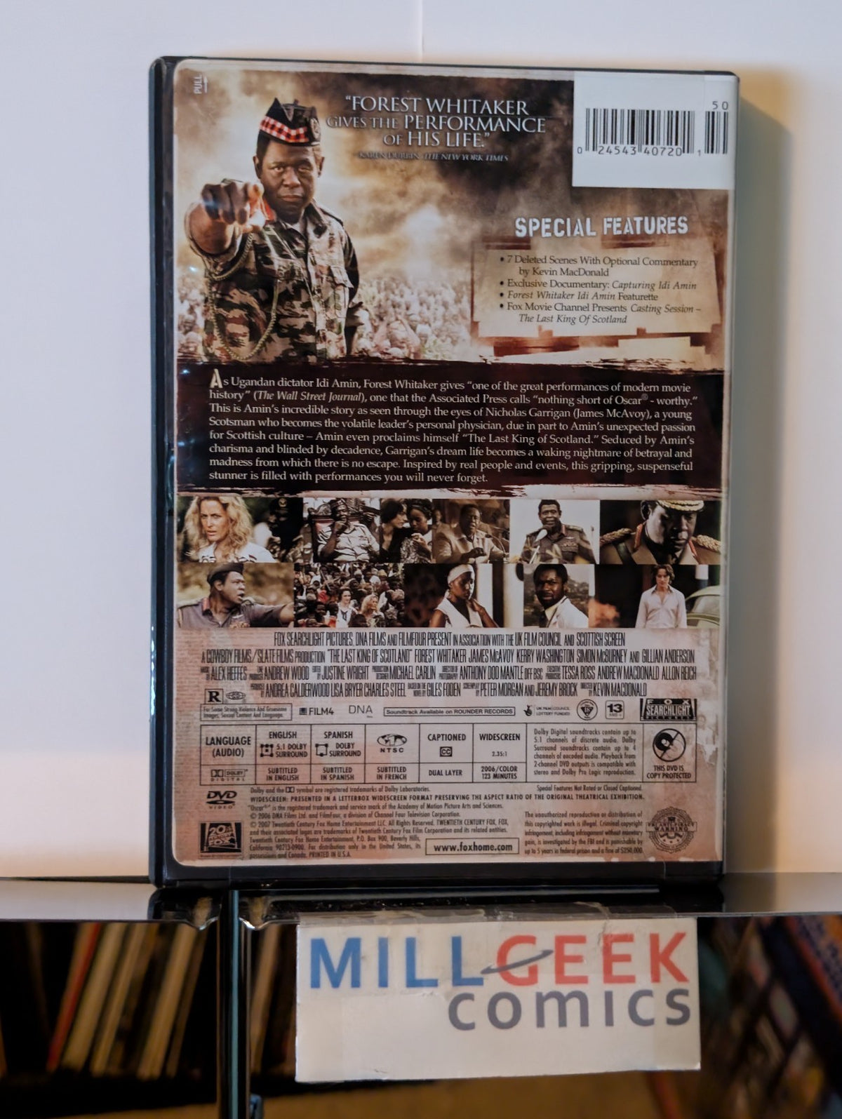 The Last King of Scotland / Hotel Rwanda, 2 Award Winning Films (DVD) -JD