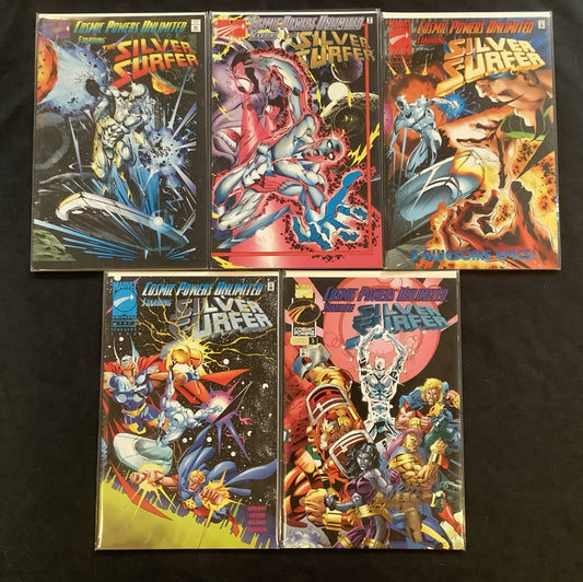 Cosmic Powers Unlimited #1-5 Complete Comic Set, Marvel, Ron Marz, 1995