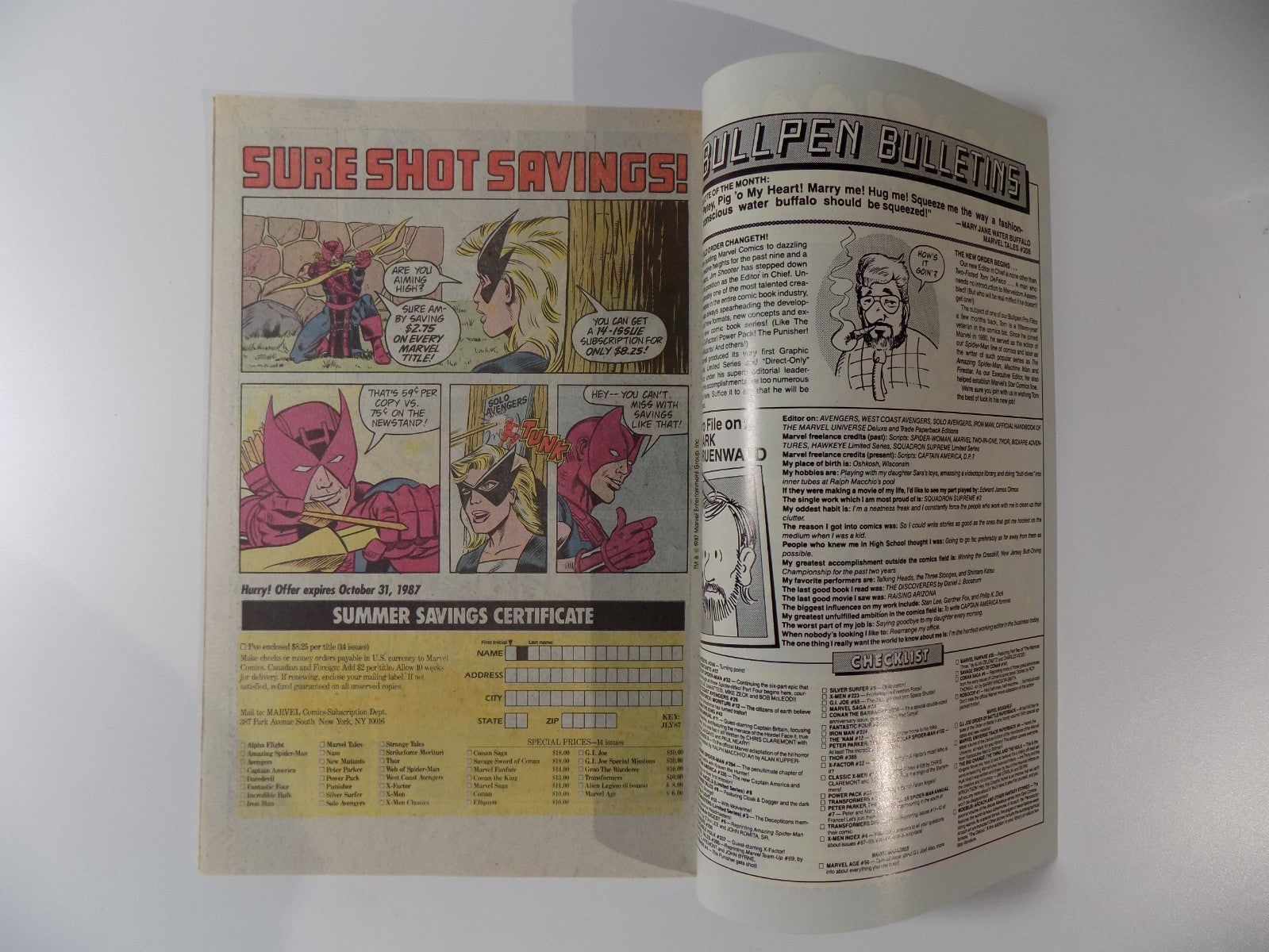 Amazing Spider-Man #294 Marvel Comic Near Mint+ November 1987