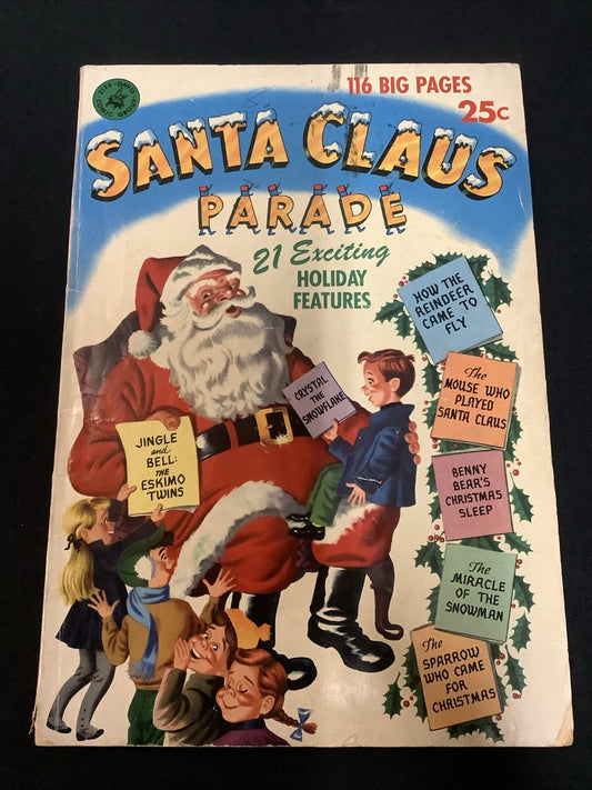 Santa Claus Parade (1952) Fine (6.0) 116 Big Pages! 21 Holiday Stories