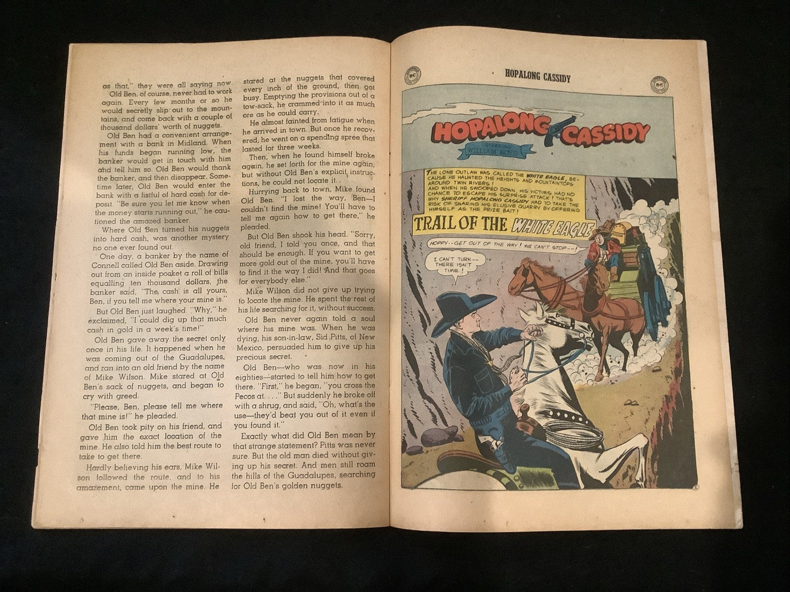 Hopalong Cassidy #120 (DC Comics December 1956) F/VF (7.0) William Boyd