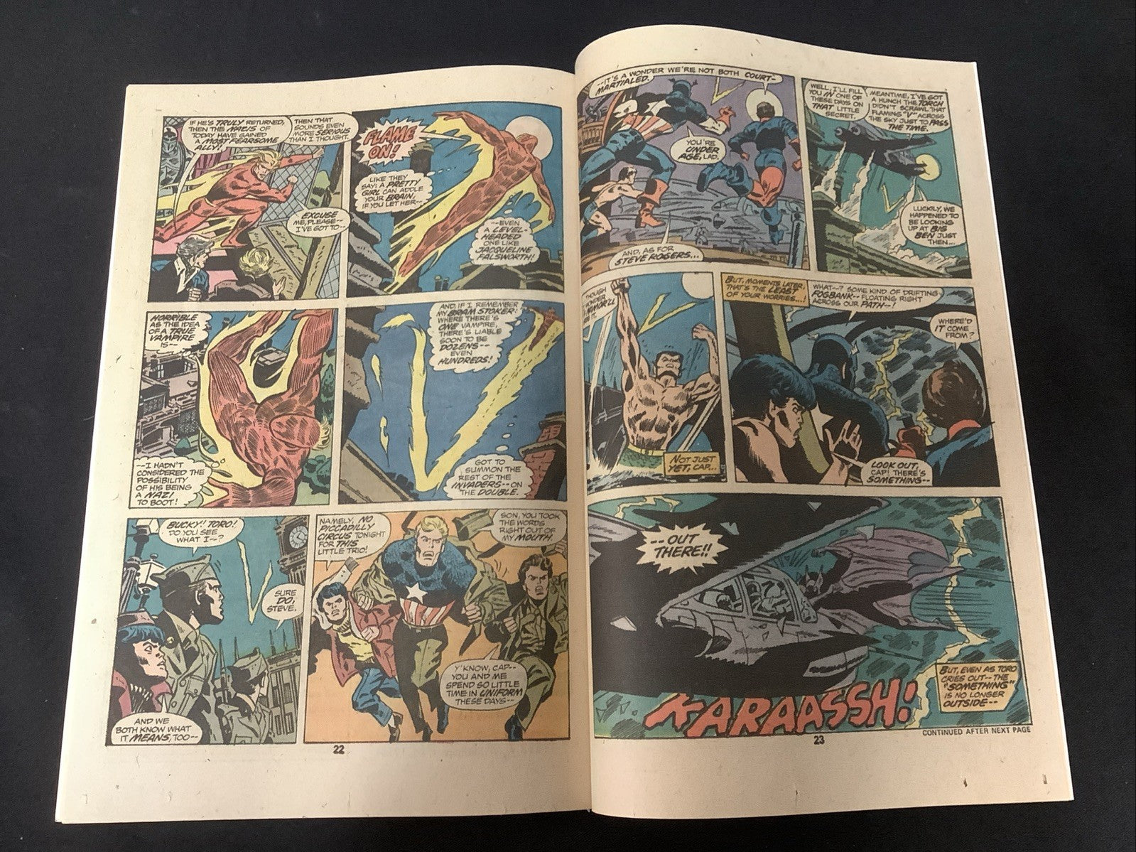 Invaders #7 (Marvel Comics 1976) VF+ (8.5) 1st App Baron Blood & Union Jack