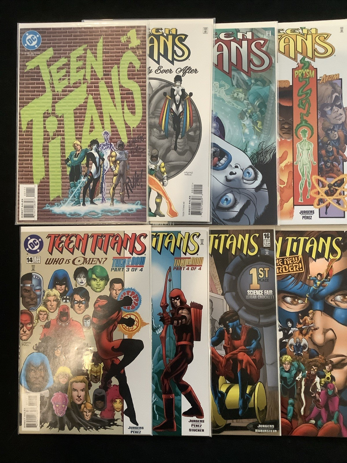 Teen Titans #1-24 + Annual #1 + Dark Nemesis Complete Comic Series, DC, Jurgens