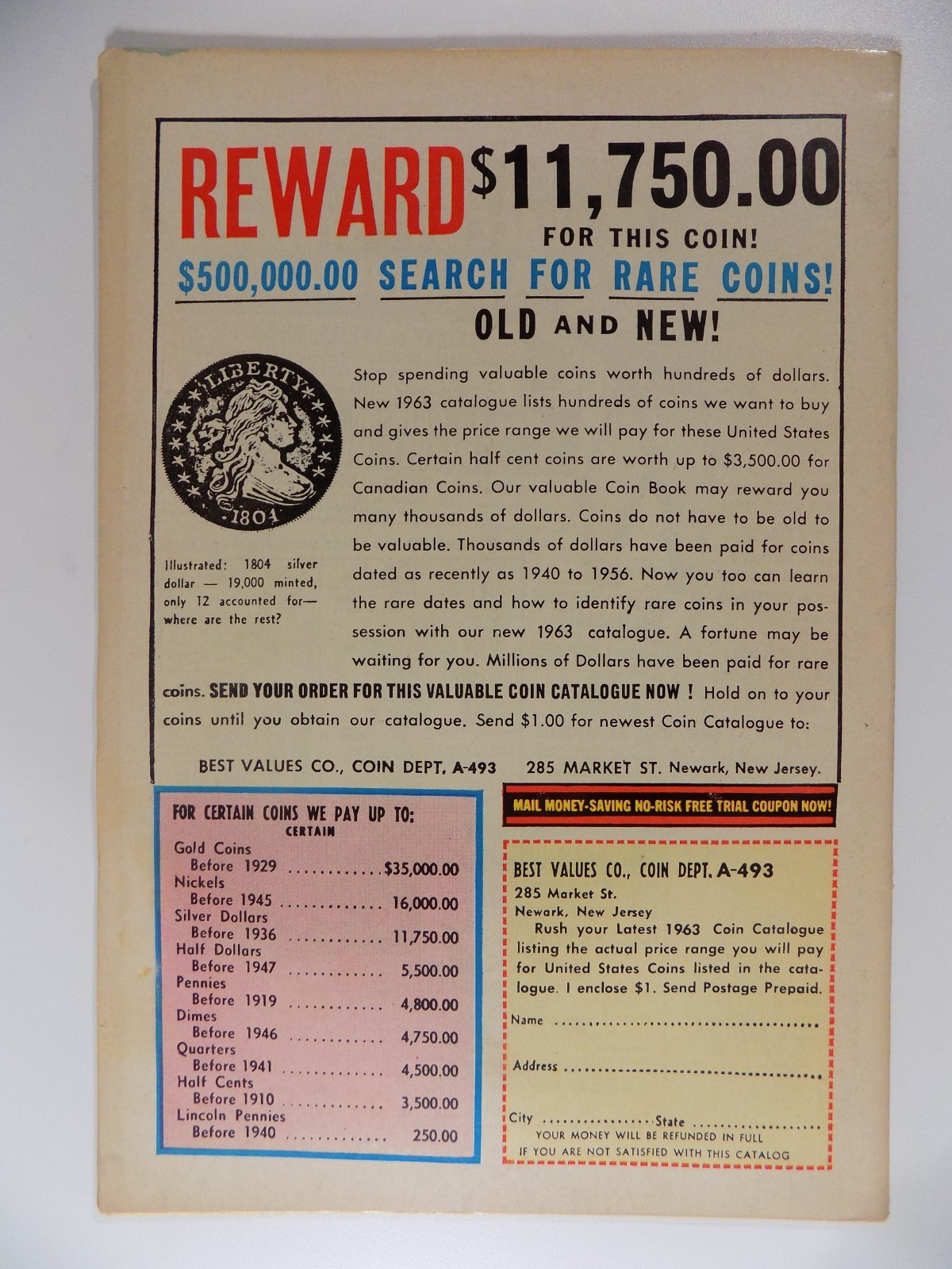 Rip Hunter Time Master #15 DC Comic August 1963 Very Fine