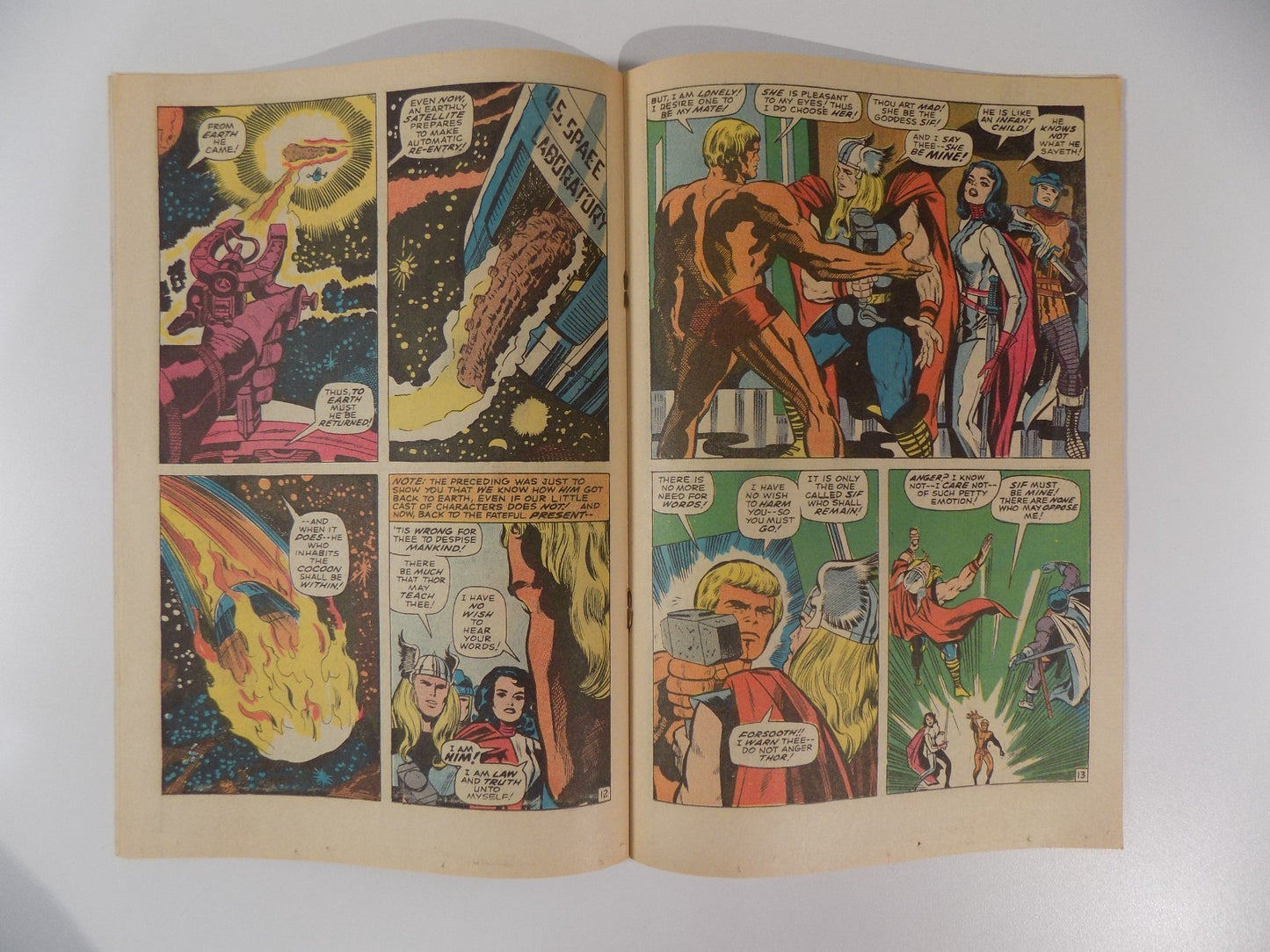 Thor #165 Marvel Comic June 1969 Fine+