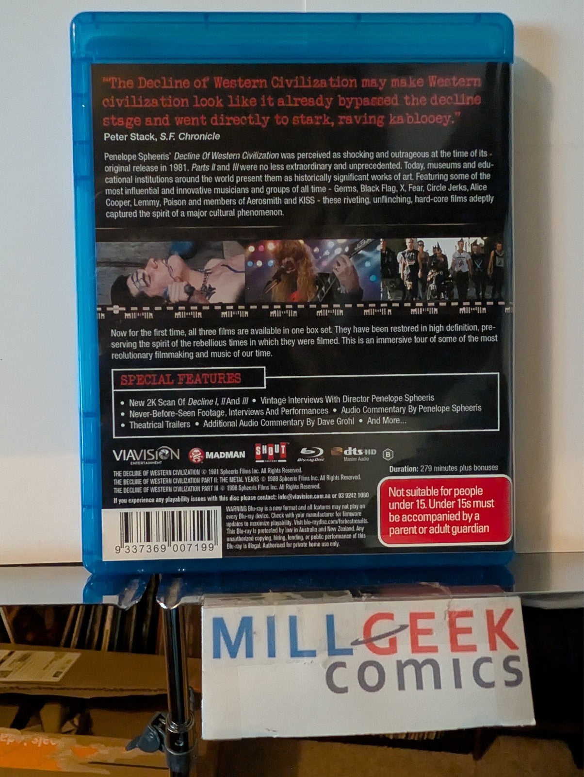 The Decline of Western Civilization Collection, REGION B (Blu-Ray) Like New -JD